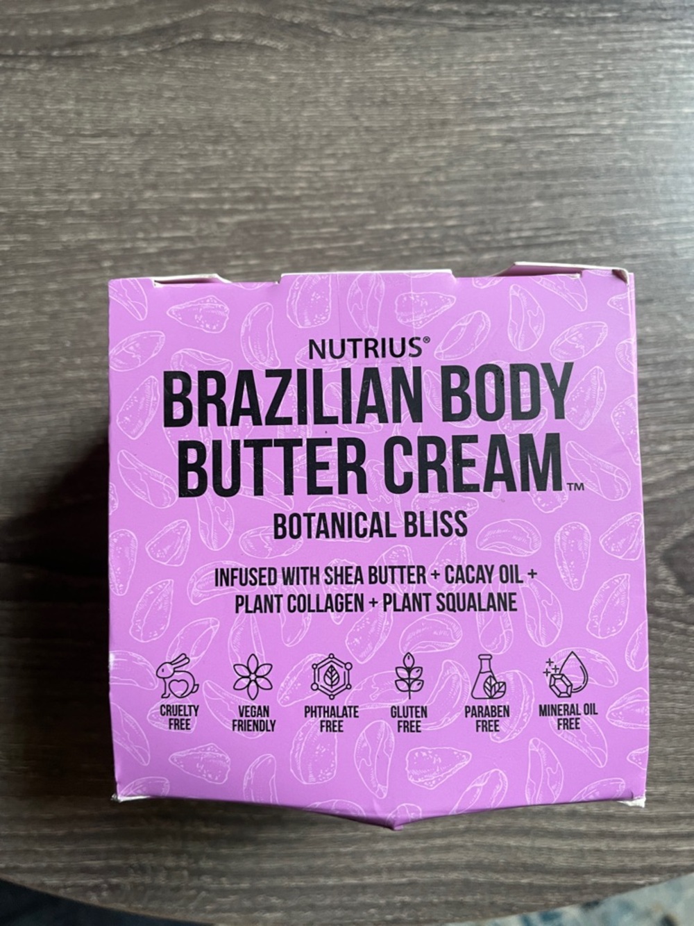 Nutrius Brazilian Body Butter Cream - Botanical Bliss